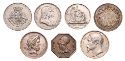 Lot 133 - Various 19th Century French Silver Medals,...