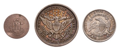 Lot 121 - USA, Ten Cents 1835, capped bust, second...