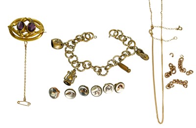 Lot 502 - A Small Quantity of Jewellery, comprising of...
