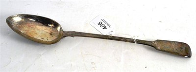 Lot 466 - Silver fiddle pattern basting spoon