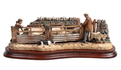 Lot 1075 - Border Fine Arts 'Shedding Lambs', model No....