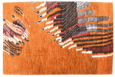 Lot 744 - Modernist Zollanvari Iranian Rug Abstract,...