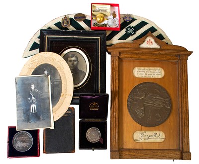 Lot 21 - A First World War Memorial Plaque, to Lance...