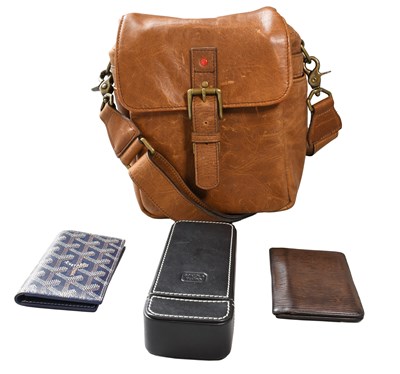 Lot 199 - A Goyard Wallet, and a Louis Vuitton, a watch...
