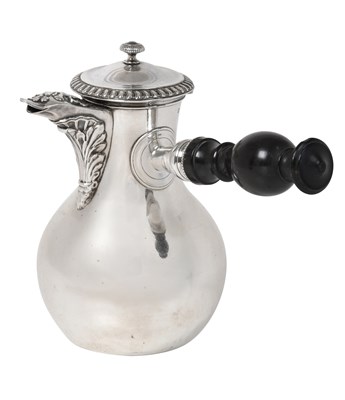 Lot 2092 - A French Silver Hot-Milk Jug