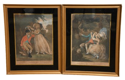 Lot 224 - Pair of Hand-Coloured Engravings, 'Edward &...