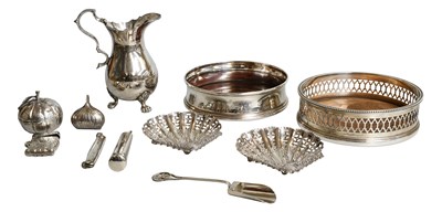 Lot 138 - A Collection of Assorted Silver and Silver...