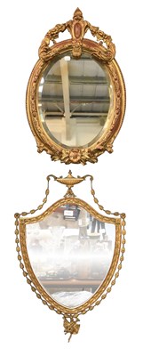 Lot 1341 - A 19th Century Gilt Framed Mirror, the...