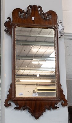 Lot 1349 - A Georgian Style Mahogany Fretwork...