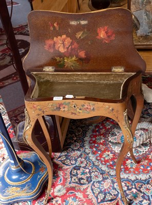 Lot 1499 - A French Giltwood Side Table With Gilt-Metal...