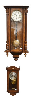 Lot 1366 - A Vienna Type Striking Wall Clock, circa...