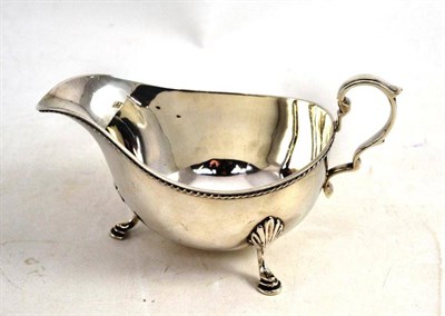 Lot 490 - A silver sauceboat, Sheffield 1959