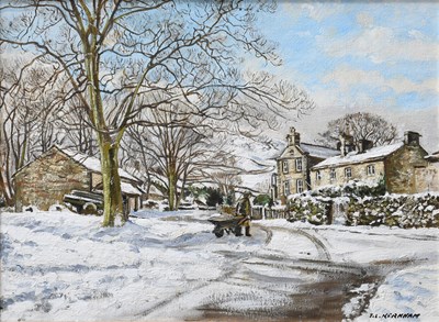 Lot 1237 - Thomas Leslie Kerkham (1918-1986) Snowbound...