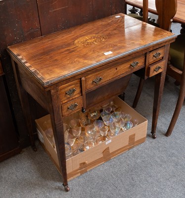 Lot 1389 - A 19th Century Inlaid and Part Ebonised...