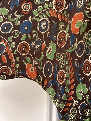 Lot 2064 - Circa 1940s Day Dresses comprising a brown...