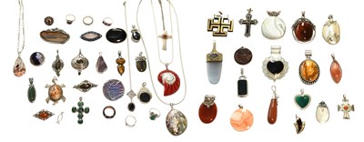 Lot 511 - A Quantity of Silver and White Metal Jewellery,...