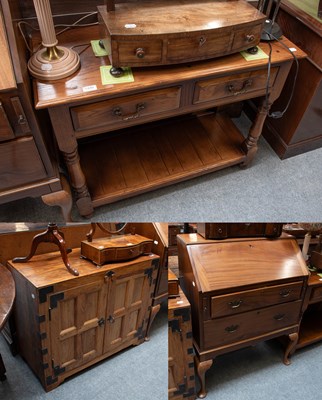 Lot 1440 - A Group of Modern Furniture, comprising an oak...