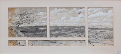 Lot 1265 - Piers Browne (1949-2024) "Wenlock Edge from...