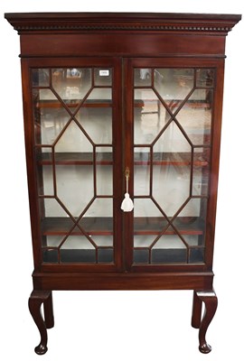 Lot 1466 - A 19th Century Mahogany Display Cabinet, with...