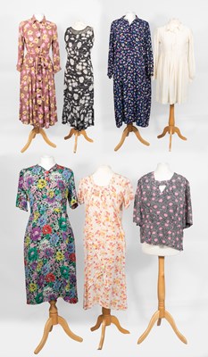 Lot 2066 - Circa 1930s and Later Costume comprising a red...