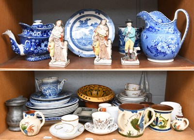 Lot 204 - 19th Century and Later Decorative Ceramics...