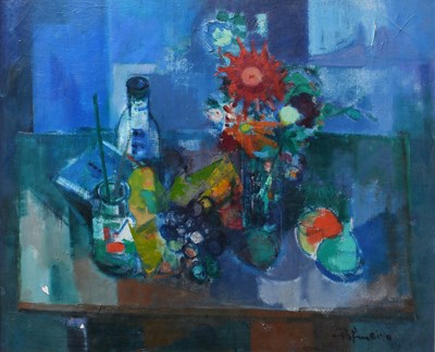 Lot 1268 - Jose Palmeiro (1903-1984) Spanish "Dahlias"...