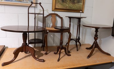 Lot 1491 - Occasional Furniture, to include two tripod...