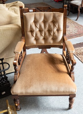 Lot 1503 - Victorian Ladies and Gents Carved Walnut...