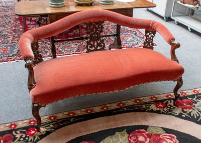 Lot 1531 - A Victorian Carved Mahogany Framed Parlour...