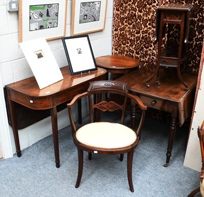Lot 1550 - A Group of Mahogany Furniture, comprising a...