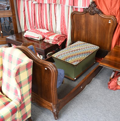 Lot 1531 - A 20th Century French Carved Mahogany Single...