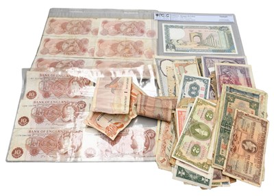 Lot 57 - Assorted British and World Banknotes, approx....