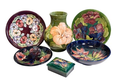 Lot 612 - Walter Moorcroft (1917-2002): A Clematis...
