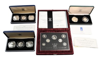 Lot 107 - Assorted Royal Mint Silver Proof Sets, to...