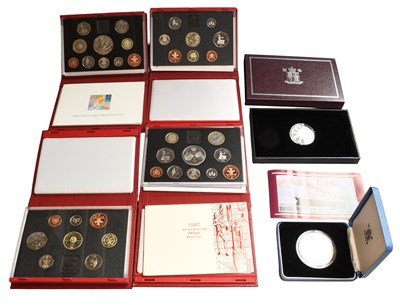 Lot 68 - Assorted UK Proof Sets and Silver Proof Coins,...