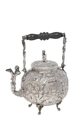 Lot 2097 - A Dutch Silver Kettle