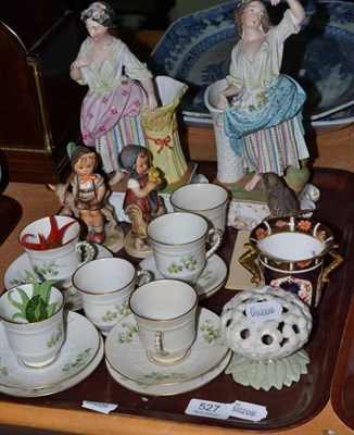 Lot 527 - A tray of decorative ceramics including a Royal Crown Derby Imari pattern vase, a Granger & Co...