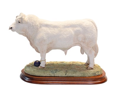 Lot 1058 - Border Fine Arts 'Charolais Bull' (Style Two),...
