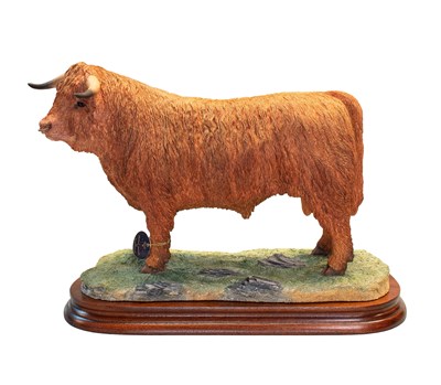 Lot 1067 - Border Fine Arts 'Highland Bull' (Style Three),...