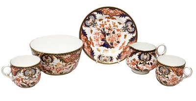 Lot 227 - A Royal Crown Derby Porcelain Part Teaset,...