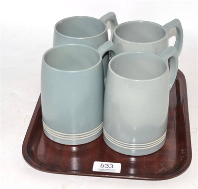 Lot 533 - Four Wedgwood Keith Murray mugs