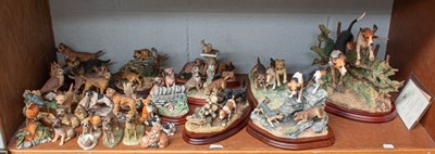 Lot 1154 - Border Fine Arts Dog Groups, including:...