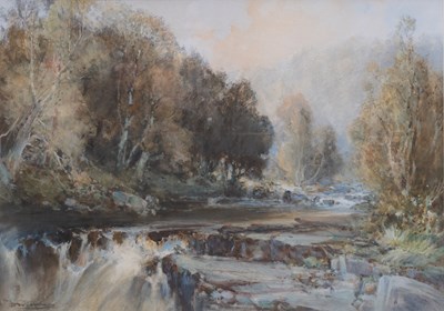 Lot 1269 - Stephen Frank Wasley (1848/54-1934) Riverscape...