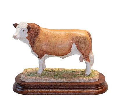 Lot 1076 - Border Fine Arts 'Simmental Bull' (Style Two),...