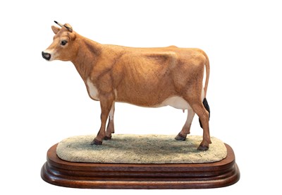 Lot 1069 - Border Fine Arts 'Jersey Cow' (Horned), model...