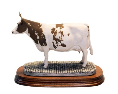 Lot 1048 - Border Fine Arts 'Ayrshire Cow' (Horned),...