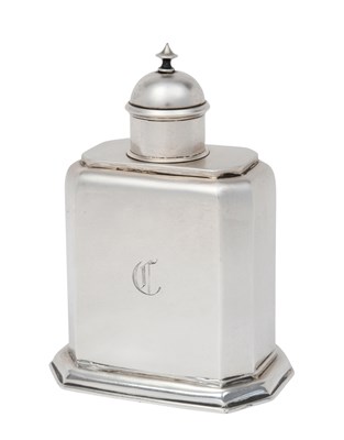 Lot 2143 - A Victorian or Edward VII Silver Tea-Caddy