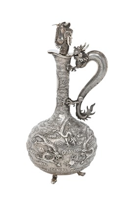Lot 2089 - A Chinese Export Silver Jug