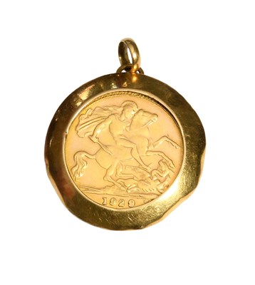 Lot 465 - A Jeweller's Copy Half Sovereign, dated 1929;...