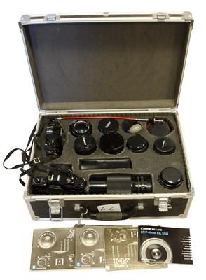 Lot 3141 - Canon A1 Camera Outfit